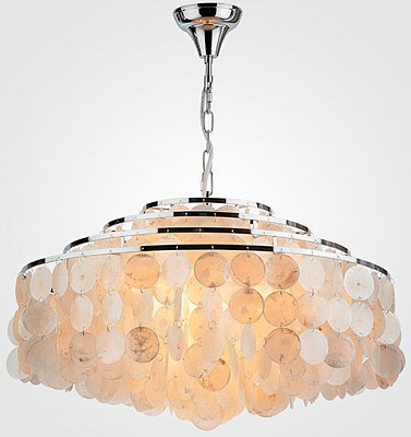 Люстра підвісна Strotskis Kachin 6x40 Вт E27 перламутровий/хром 3535/6