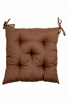 Подушка на стілець Фибра 40х40 коричнева Прованс