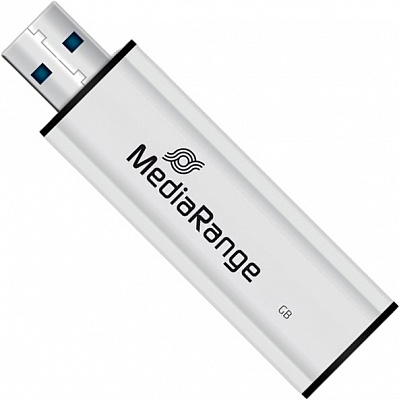 Флеш-память USB MediaRange 32 ГБ USB 3.0 black/silver (MR916)