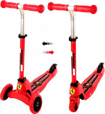 Самокат Ferrari мультифункциональный красный FXK35 