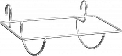 Полка на рейлинг Flamberg для бумажных полотенец 300х184х110 мм хром