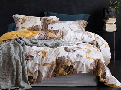 Комплект постільної білизни Unique Melody 2 різнокольоровий