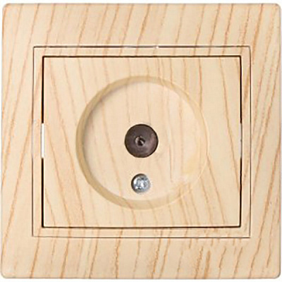 Розетка TV прохідна Lezard Mira дуб вибілений матовий 701-5252-129