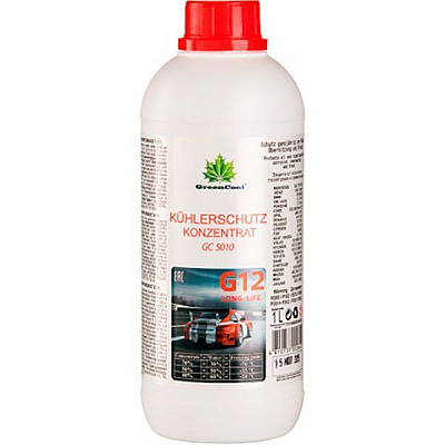 Антифриз GreenCool GС5010 G12 1л красный 
