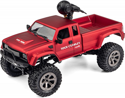 Автомобиль на радиоуправлении OTAMANKO 4x4 полноприводный пикап с камерой красный 1:16 532.01.39
