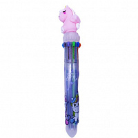 Ручка кулькова Єдиноріг рожевий 10 кольорів 