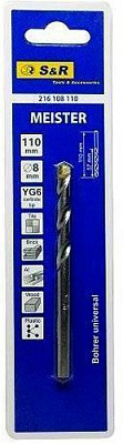 Сверло универсальное S&R Meister 70x110 мм S&R Meister 8 мм