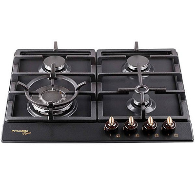 Варочная поверхность газовая Pyramida PFE 642 black Rustico