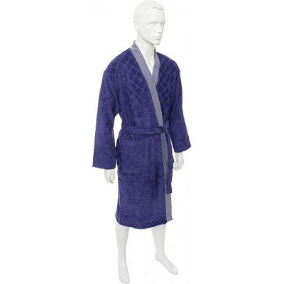 Халат мужской Durutex Velour р. M сапфир