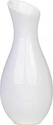 Ваза керамическая Eterna 101-18 18 см белый 