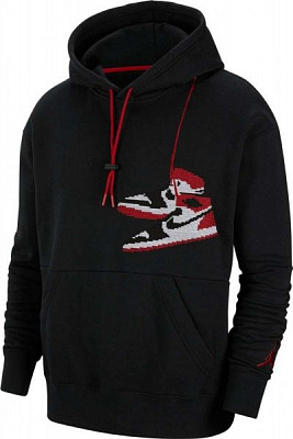 Джемпер Nike J JUMPMAN HOLIDAY PO CT3457-010 р. 2XL чорний