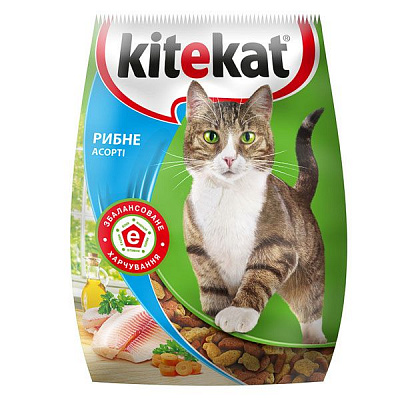 Корм Kitekat рыбное ассорти 400 г