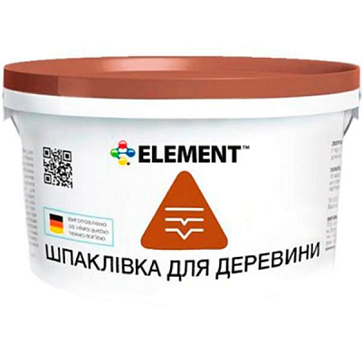 Шпаклівка для деревени Element горіх 700 г