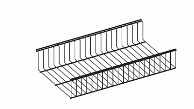 Кошик до гардеробної системи Kolchuga 606х306 мм чорний