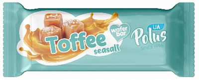 Батончик вафельный Polus SEASALT TOFFEE 30 г 