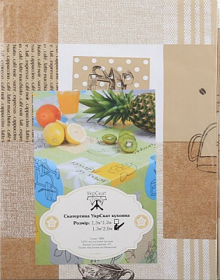 Скатерть Лайт 4731310а20 130x200 см разноцветный УкрСкат 