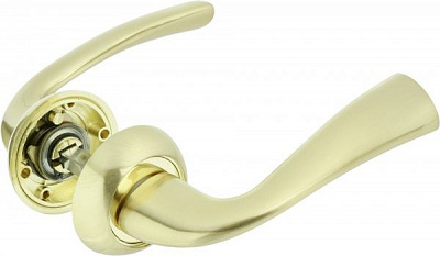 Ручка на розетці Comit Kea CM 155 полірована латунь/матова латунь