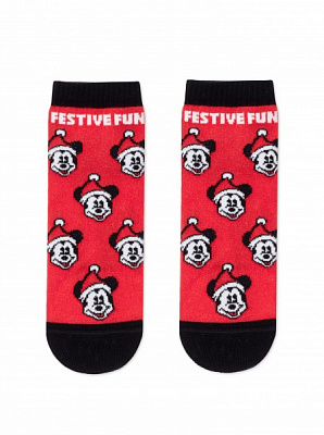 Носки детские унисекс Conte-Kids новогодние Disney 21С-65СПМ 648 р.20–22 красный 