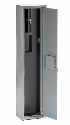 Сейф оружейный Metalzavod ШОЕ-1250 серый (2 ружья + трейзер) 