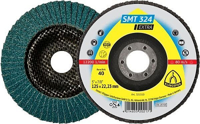 Круг лепестковый Klingspor SMT 324 125 мм P80