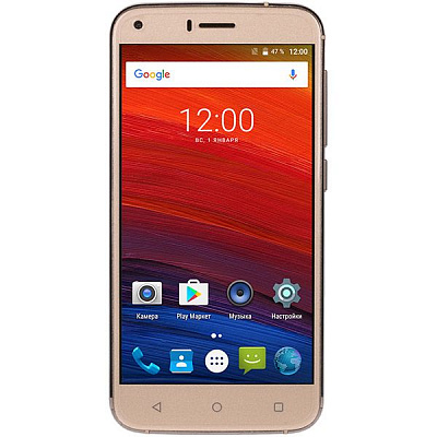 Смартфон Bravis Crystal A506 gold