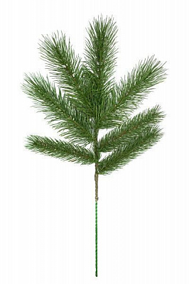 Веточка декоративная литая хвоя 60 см ВЕТ-5 