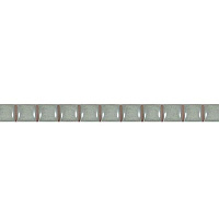 Бордюр Grandkerama разрезной люстрированный 13х200 мм светло-серый