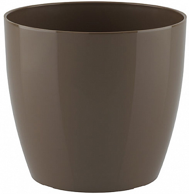 Горшок пластиковый Artevasi San Remo круглый 0,4л тауп 