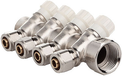 Коллектор с регулирующими вентилями FADO S.r.l с фитингом 1