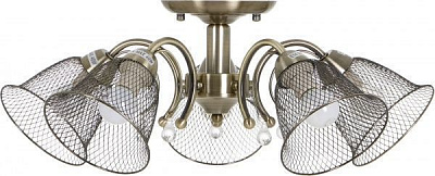 Люстра подвесная Luce 715 5xE14 венге 