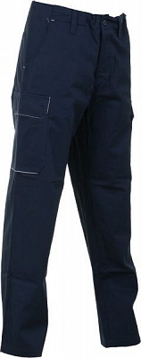 Брюки рабочие Торнадо Фаворит на рост 5/6 р. 44-46 синий с серыми вставками