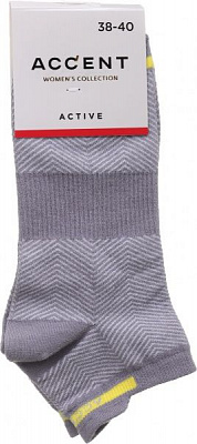 Носки Акцент 1 0895 333 р. 25 серый 