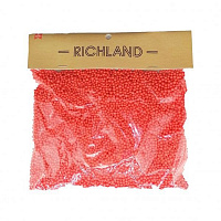 Декоративний виріб Дрібні пінопластові кульки червоні Річ-Ленд