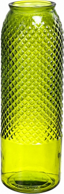 Ваза скляна зелена DIAMANTE San Miguel