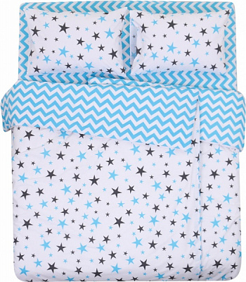 Комплект постельного белья Green Stars семейный UP! (Underprice) 