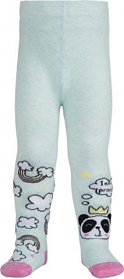 Колготки дитячі Conte-Kids TIP-TOP (веселі ніжки) 482 14С-79СП р.92-98 блідо-бірюзовий