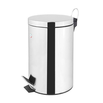 Відро для сміття Trento з педаллю поліроване 12л