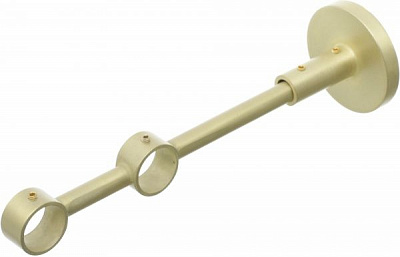 Держатель для карниза Gardinia Chicago закрытый 31484 двойной d20 мм золото полированное 