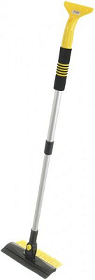 Телескопическая щетка Auto Assistance AA2262 с поворотным механизмом, скребком и водосгоном 64-92 см