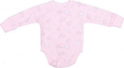 Боди для девочки Bembi БД69 р.56 розовый с рисунком 