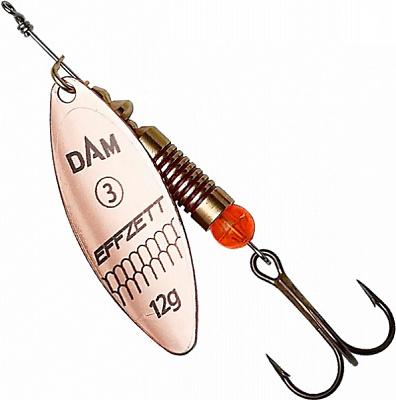 Блешня-обертова DAM Effzett Predator 12 г copper