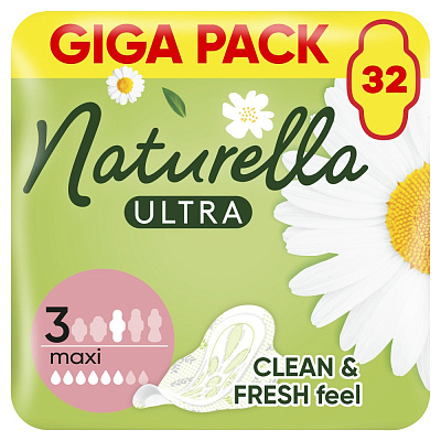Прокладки гигиенические Naturella Ultra Maxi Размер 3 32 шт.