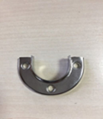 Фланец для трубы DC горизонтальный R-11M/25 хромированный