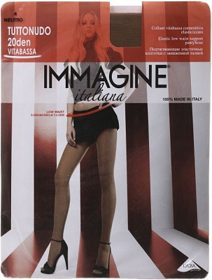 Колготки женские Immagine Tutto nudo 20 Den Nature р. 4 натуральный 1 шт. 