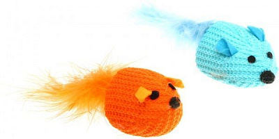 Игрушка для котов Lilli Pet Мышка 6 см 2 шт. 20-7009