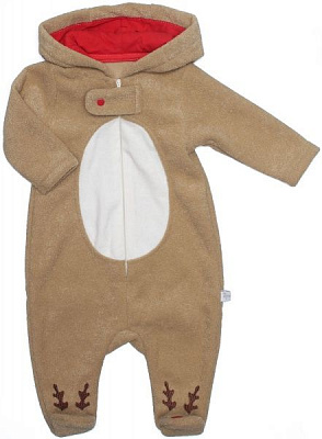 Комбинезон детский Фламинго праздничный 425-902 р.74 бежевый 