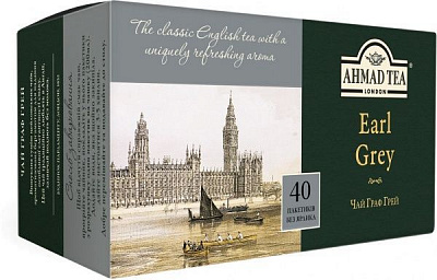 Чай черный AKHMAD TEA Earl Grey 40 шт. 2 г 