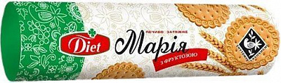 Печенье затяжное Житомирські ласощі Мария с фруктозой 240 г 