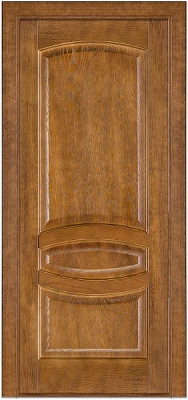 Дверне полотно Terminus №06 ПГ 600 мм дуб темний