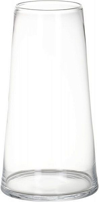 Ваза конусная стеклянная 17-9377B 30х15,5 см Wrzesniak Glassworks